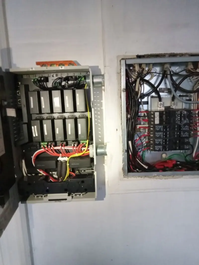 Electrical panel upgrade completed for Security Camera Wiring in Spring Valley Lake